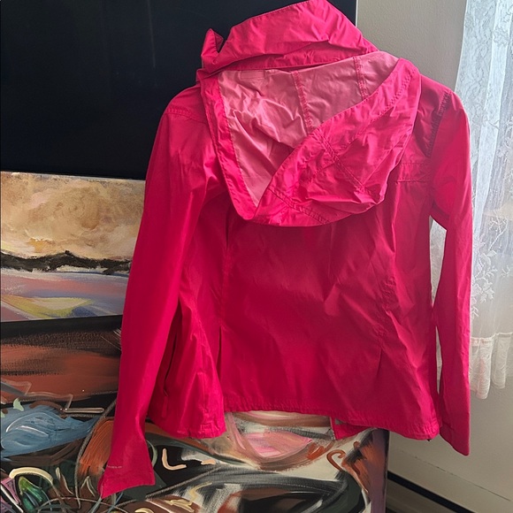 Columbia Switchback ll Hot Pink Sportswear Zip-Up Jacket windbreaker spring MED - Picture 4 of 8